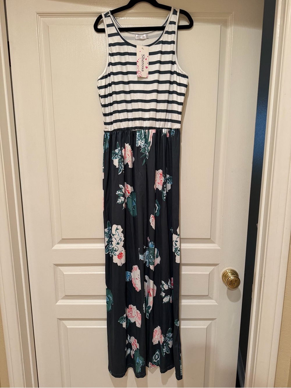 Sherosa Floral Maxi Dress – Size Small